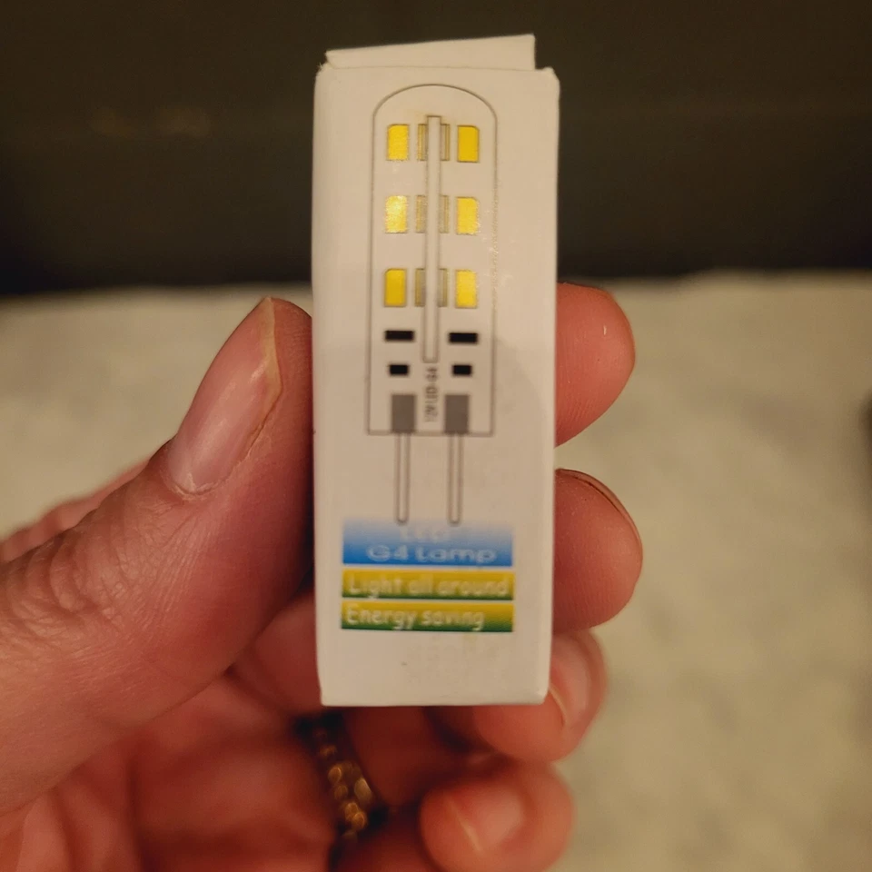 G4 LED Light Bulb 2W 20W Equivalent AC/DC 12Volt Bi Pin Base Lamps 1 Bulb/Piece - Image 2 of 4