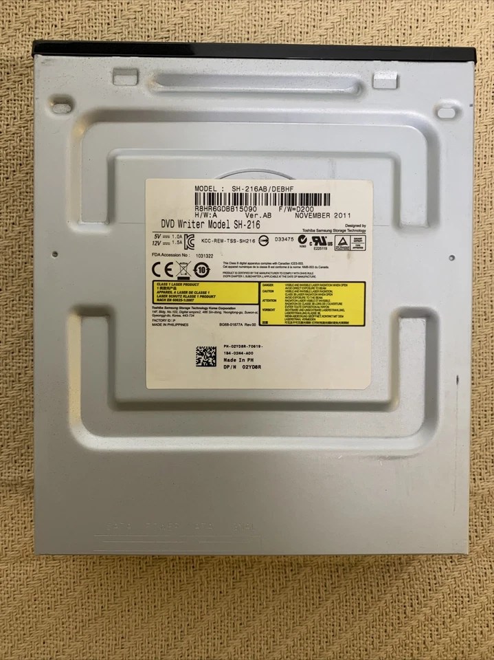 Toshiba Samsung  DVD Rewritable Model SH-216AB/DEBHF - Image 2 of 4