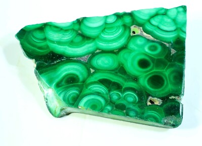 100 CT NATURAL FLOWER PLUME MALACHITE POLISH SLAB TILE UNTREATED GEMSTONE MJ-474