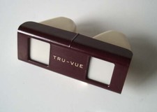 Tru-Vue 3-D Film Strip Viewer / Stereoscope Two-Tone Exc. Cond. Clean Lenses