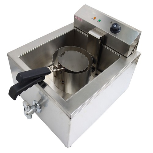 110V 60HZ 2KW Funnel Cake Fryer Machine Maker 2 Ring Molds - Picture 11 of 12