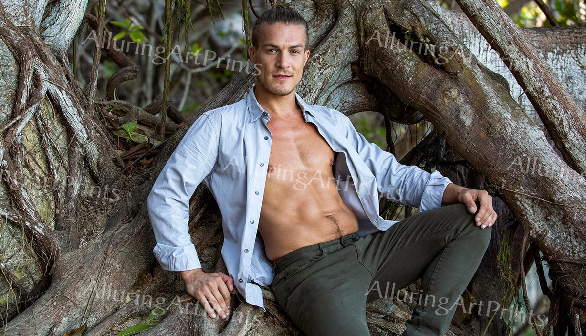 Kosta Viking Male Model Print Beefcake Handsome Slender Hunk Man N259 | eBay