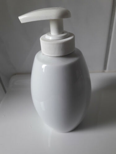 Seifenspender aus Porzellan glatt weiß - Bild 1 von 1