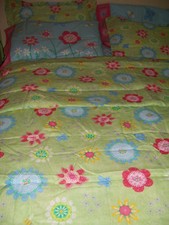 8-pc. Colorful Floral Butterfly Bees Bed In A Bag Flowers Girls Comforter Set