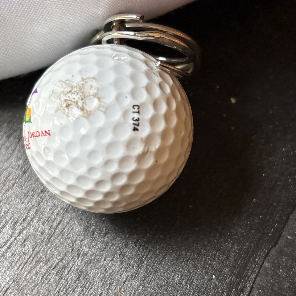 Llavero de pelota de golf Michael Jordan Golf Ping Karsten 1 marcado ct 374 muy raro Foto 2 de 4