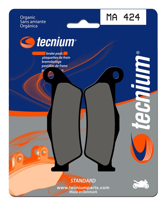 Plaquettes de frein TECNIUM route organique MA424 pour trajet quotidien