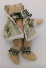 TS Jointed Teddy Bear Flurry with Winter Outfit Jacket Scarf Leg Warmers Earmuff