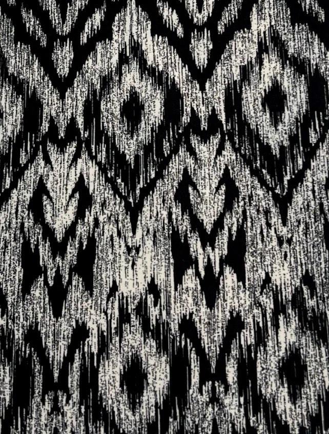 Леггинсы LuLaRoe TC2 Tall Curvy 2 для Хэллоуина ЧЕРНЫЕ Современные Дерево КОРА Икат Полоса - Изображение 3 из 4