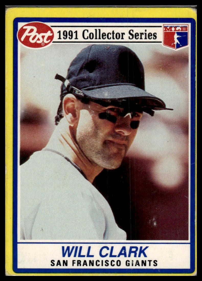 1991 Post Cereal #3 Will Clark