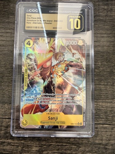 Sanji (Alternate Art) graded CGC 10 for sale on eBay