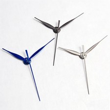 Gunmetal/Silver/Blue Color Sleek Leaf Watch Hands Set Fit NH35 Miyota82 ETA2824
