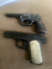 Vintage toy  1930's Daisy MFG co No 80 Waste pistol and Army 45 