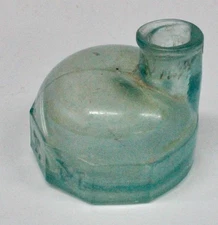 Original 1800s J & I E M Turtle Style Ink Bottle