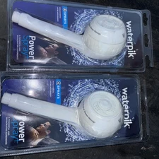 Lot Of 2 Waterpik SM-451E 1.8 GPM PowerSpray+ Original Shower Massage HEAD
