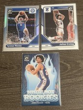 3 Philadelphia 76ers Basketball Cards