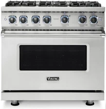 Viking 7 Series VGR73626BSS 36" Sealed Burner Gas Range Stainless S. 2023Model