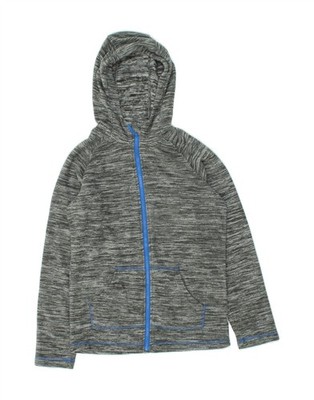Mountain Warehouse Jungen Fleecejacke mit Kapuze 11-12 Jahre grau fleckig BE06