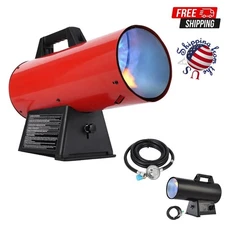 60,000 BTU Portable Indoor/Outdoor Forced Air Space Garage Heater w/ Thermostat