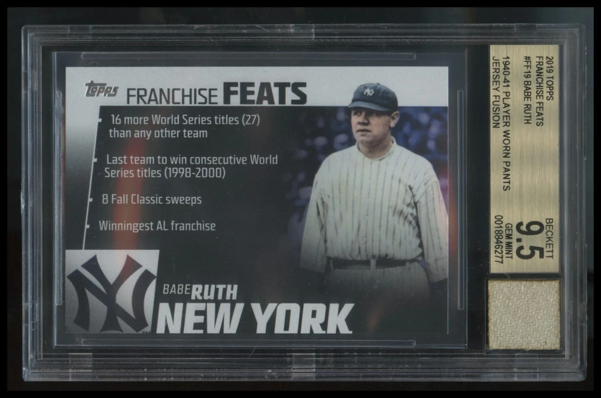 Babe Ruth Beckett Grading Services (BGS) Sports Trading Cards 
