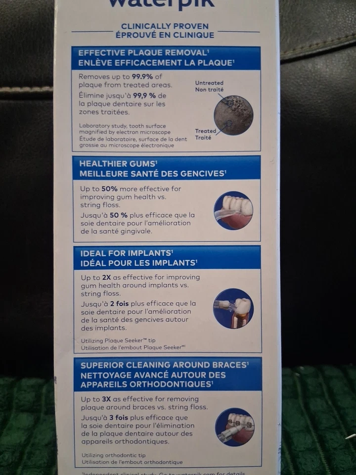 Waterpik Aquarius Hydropulseur Water Flosser - White (WP-560) New - Image 3 of 4