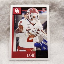 2020 Score CeeDee Lamb Rookie Card COWBOYS SOONERS. rookie card picture