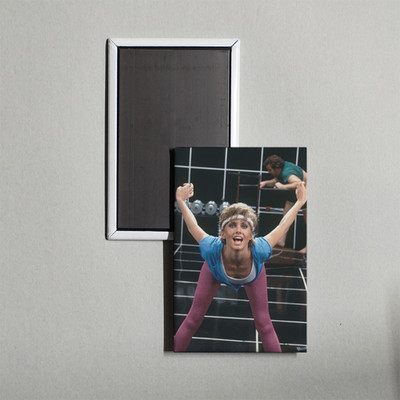 Olivia Newton-John Workout B Fridge Magnet