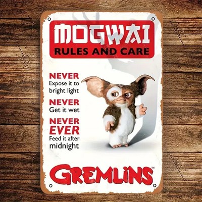 Gremlins Metall Wandschild