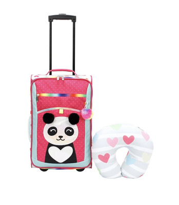 MEMBER'S MARK CARRY ON KIDS TRAVEL SET, PANDA *DISTRESSED PKG