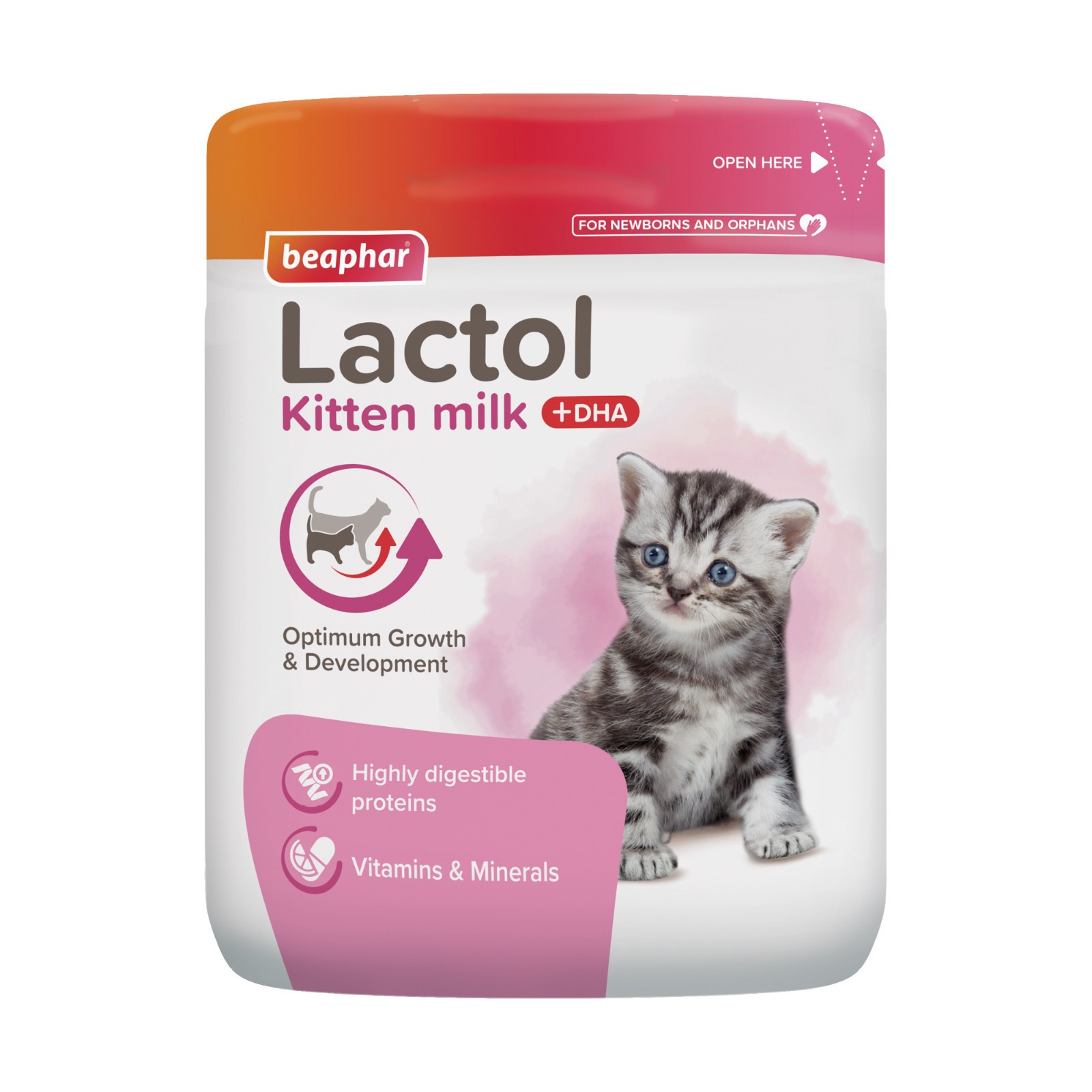 BEAPHAR LACTOL KITTEN KITTY KITTEN MILK WEANING REPLACEMENT FOOD FORMULA 500G