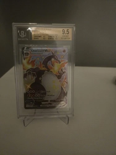 2021 Pokemon-Shining Fates Shiny Vault- Charizard VMAX SV107 BGS 9.5 (GEM MINT )