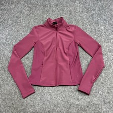 Spyder Jacket Womens S Magenta Softshell Full Zip Thumbholes Activewear Running
