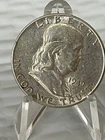 1949 Franklin Half Dollar, 90% Silver, Nice  Circulated - # 2083