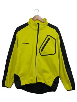 Carver Herren Sportjacke Fahrradjacke Gelb Gr. L Polyester
