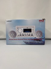 Pyle PLMR3DNWT Bluetooth Marine Stereo AM/FM/MP3/BT/USB/AUX Receiver