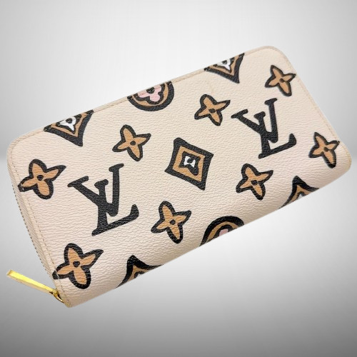 Louis Vuitton Wild at Heart Zippy Wallet Long Wallet M80676 Used from Japan
