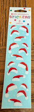 Vintage Mrs Grossmans Stickers NEW IN PACKAGE Santa Hats