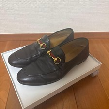 Gucci Horsebit Loafers Black Leather Men's US 9.5 UK 9 EU 42.5 Pre-owned