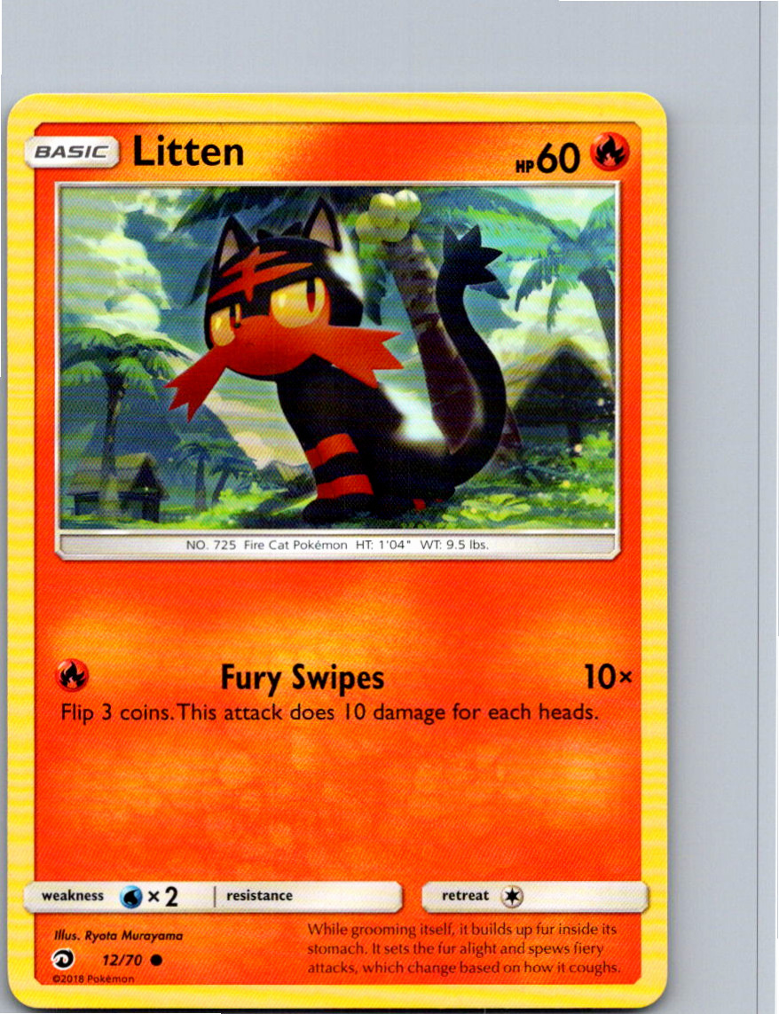Litten Common Dragon Majesty 12/70 NM