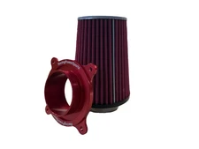 RacingPowerSports Pro Flow Intake Filter KN Style Yamaha Raptor 700 Red
