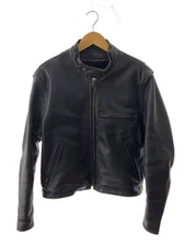 There Are Many Scratches/Protech Leather Made In Usa/Leather Jacket Blouson/40/L