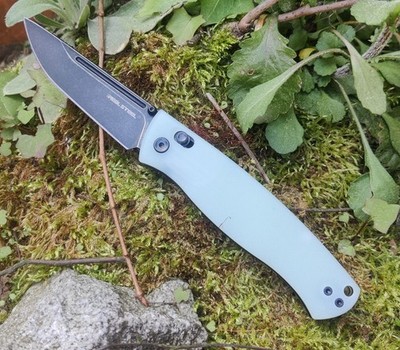 Real Steel Messer FFG Pathfinder Folder Natural G10 14C28N Scandi Blackwash