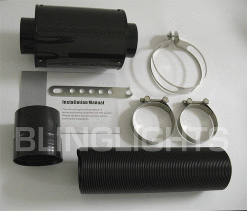 Carbon Fiber Cold Air Intake System for 2006-2011 Dodge Caliber 06 07 08 - Picture 2 of 2