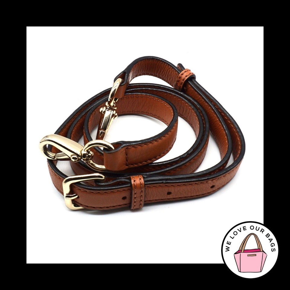 COACH 4551" Brown LEATHER Gold Brass REPLACEMENT Bag Purse Crossbody