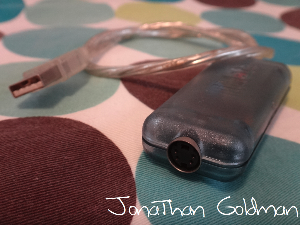 Griffin iMate ADB to USB adapter cable for Vintage Macintosh ADB