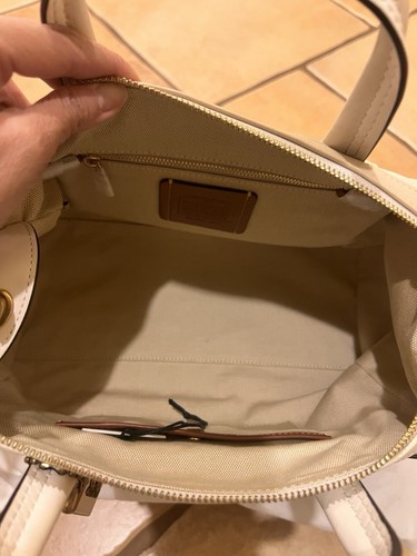 Coach CB Shuffle Bag Avorio Multi Patch Funzionante Ottimo  - Foto 8 di 15