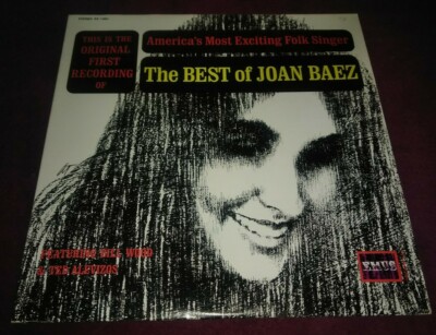 The Best Of Joan Baez LP Emus Records Lowlands Black Is The Color Kitty