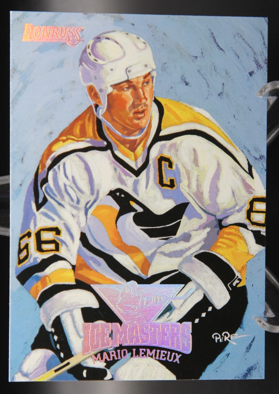 Mario Lemieux - 1994-95 Donruss Ice Masters #5 HOF - Pittsburgh Penguins