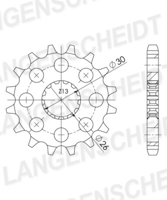 Sprocket Supersprox 530 17Z