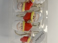 Santa Claus Shower Curtain Hooks Christmas Shower Curtain Ring