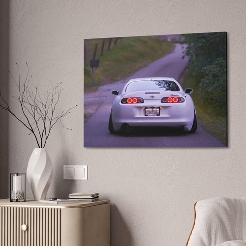 Toyota Supra Mk4 High Resolution Museum Quality Horizontal Canvas Print #016 - Picture 2 of 10